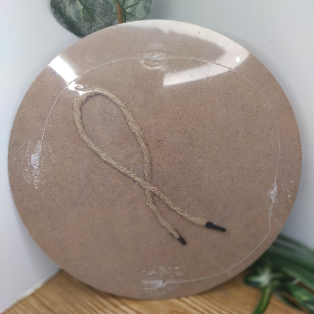 Lake Life Round 8 Inch Wood Sign - Picture 5 of 5